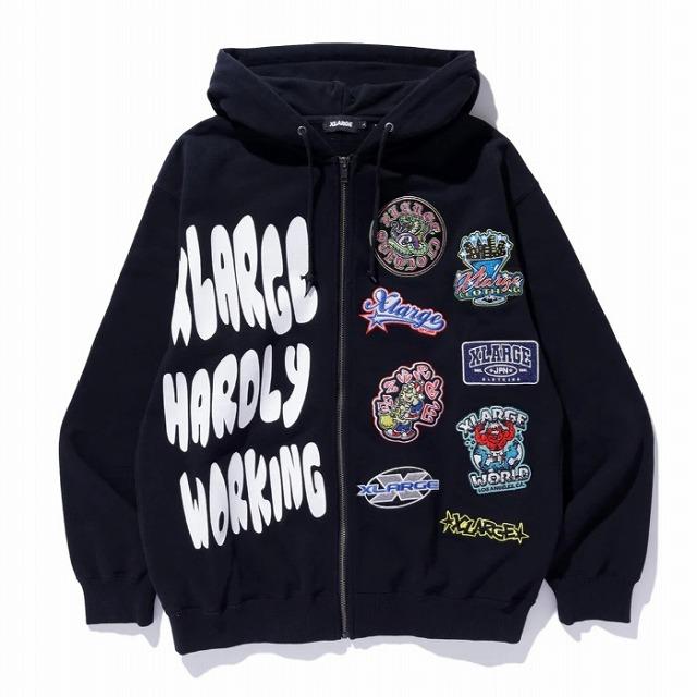 XLARGE エクストララージジップパーカー XLARGE 全2色 エクストララージ ジップパーカー BACKSIDE