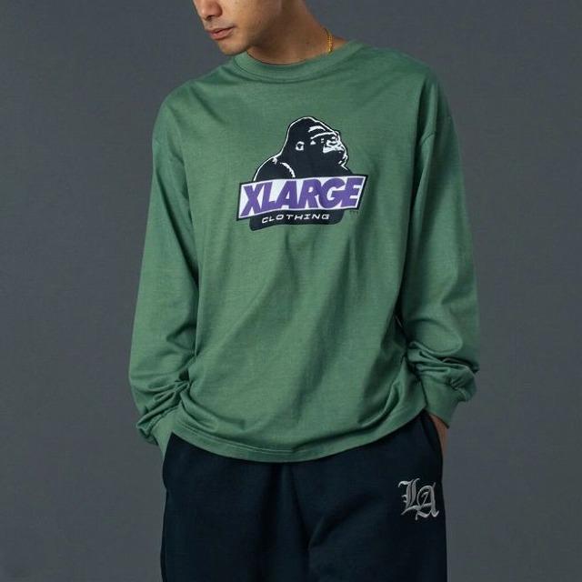 XLARGE（エクストラ ラージ） 長袖Tシャツ ロンT メンズ OLD OG L/S