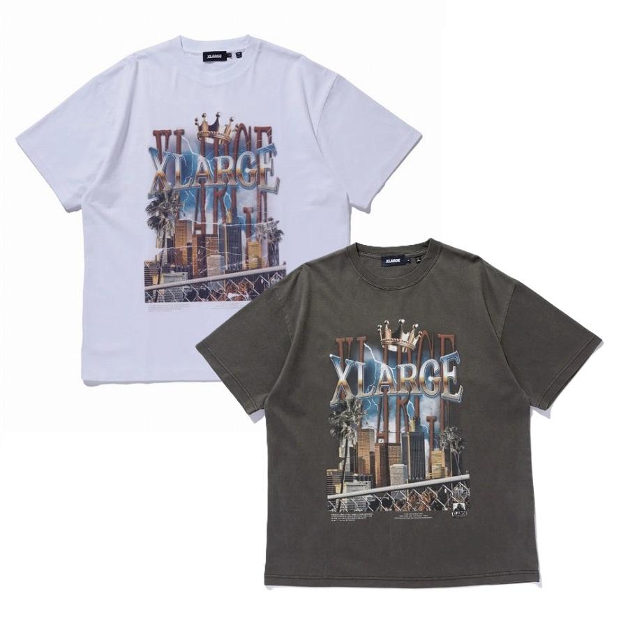 エクストララージ Tシャツ メンズ XLARGE CITYSCAPE S/S TEE 半袖 トップス 正規品 101261011014 | XLARGE