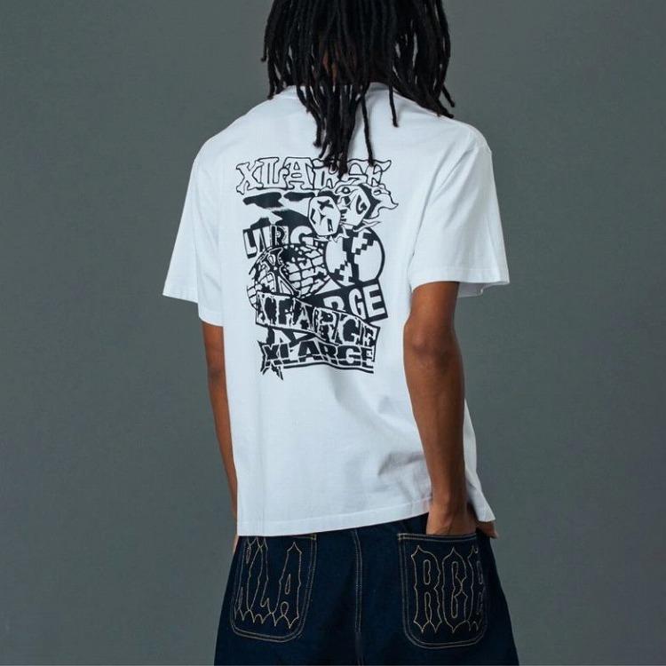 エクストララージ Tシャツ メンズ XLARGE COMPILATION LOGO S/S TEE 半袖 トップス 人気ブランド 正規品 | XLARGE