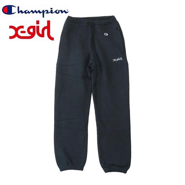 エックスガール チャンピオン スウェットパンツ レディース X-girl × Champion LOGO REVERSE WEAVE SWEAT  PANTS : 105214031002 : tak-gakki cheery - 通販 - Yahoo!ショッピング