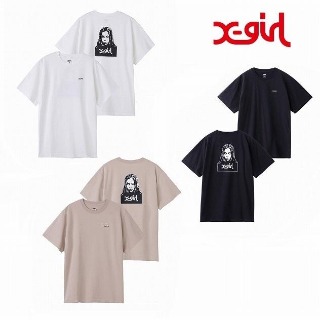 エックスガール Tシャツ X-girl FACE S/S TEE レディース 半袖｜tak-gakkicheery