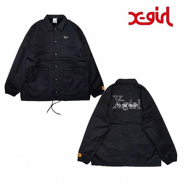 エックスガール コーチジャケット レディース X-girl RELAXED COACH JACKET 軽アウター ブルゾン