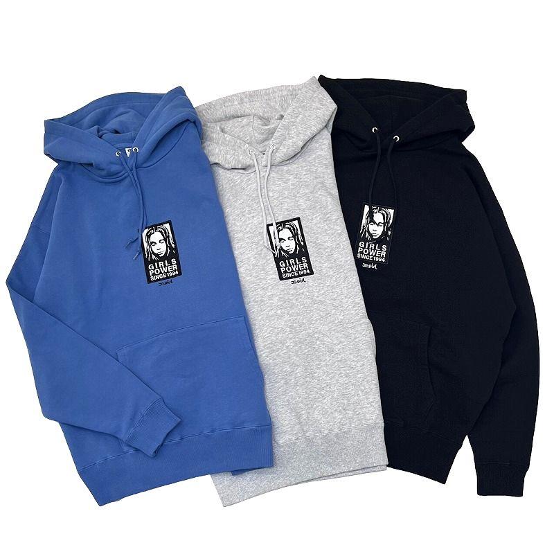 X-girl エックスガール パーカー FACE PATCH SWEAT HOODIE
