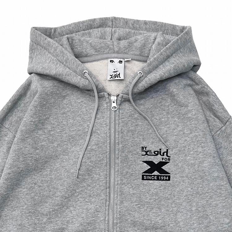 X-girl BY X-GIRL FOR X ZIP UP SWEAT HOODIE エックスガール X-girl BY X-GIRL FOR X ZIP UP SWEAT HOODIE エックスガール
