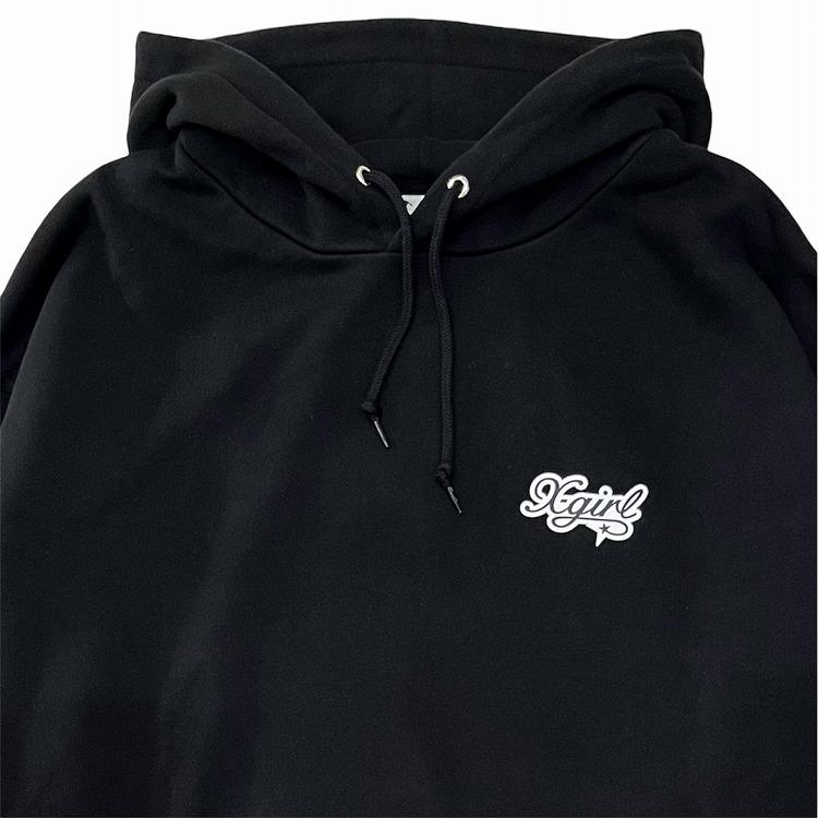 X-girl エックスガール パーカー FACE AND STARS SWEAT HOODIE X-girl エックスガール パーカー FACE AND STARS SWEAT HOODIE