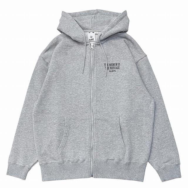 X-girl エックスガール ジップパーカー VINTAGE LABEL FACE LOGO X-girl エックスガール ジップパーカー VINTAGE LABEL FACE LOGO