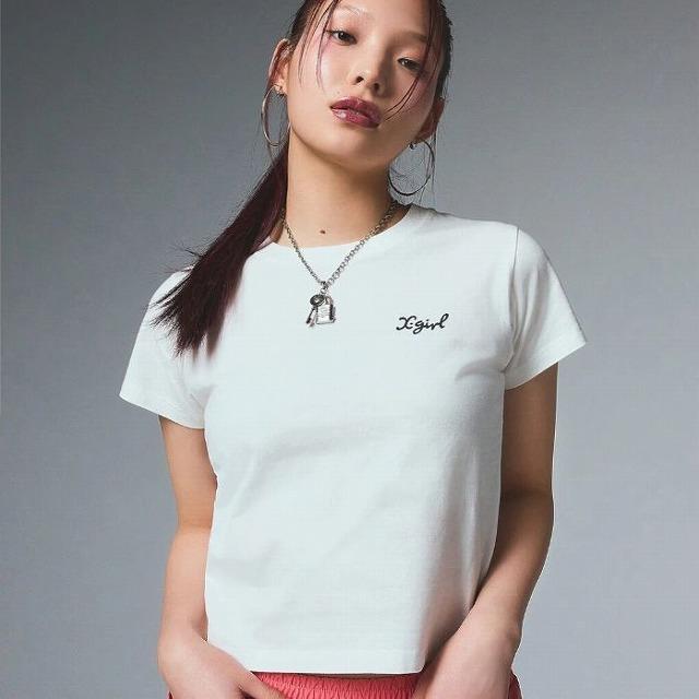 X-girl（エックスガール） Tシャツ レディース 2枚セット X-girl LOGO