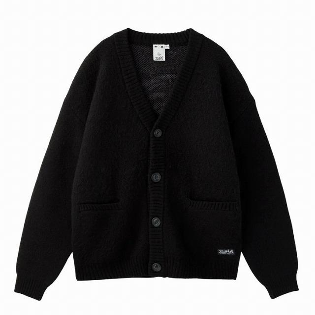 X-girl ガーディガン ニット セーター X-girl エックスガール ZEBRA KNIT CARDIGAN カーディガン