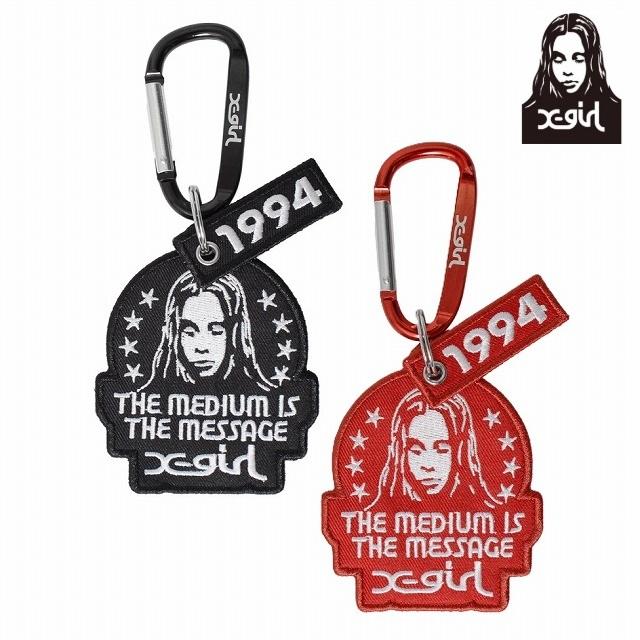 X-girl（エックスガール） キーチャーム キーホルダー カラビナ X-girl