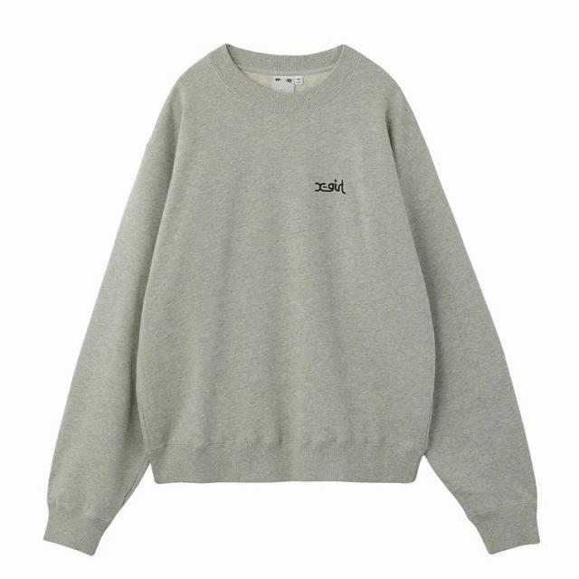 20%OFFセール X-girl エックスガール トレーナー スウェットトップス レディース 人気 ブランド FACE PATCH AND LOGO CREWNECK SWEAT TOP 105254012013 正規品 | X-girl | 04