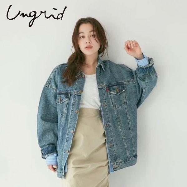 Ungrid（アングリッド） ビッグシルエットデニムジャケット レディース