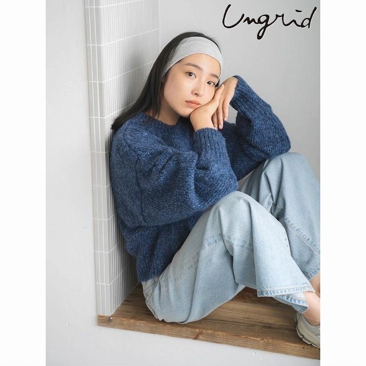 Ungrid アングリッド カラーモヘヤ混ルーズニット レディース セーター トップス 長袖 112452627301 | Ungrid