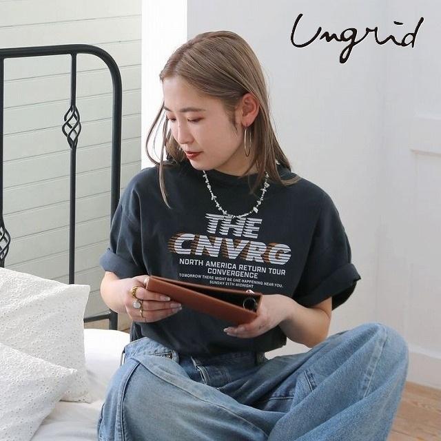 Ungrid - Ungrid 新品2022 シャツ Ungrid tシャツ 「Ca」STAPLESロゴTee レディース : ZOZOTOWN