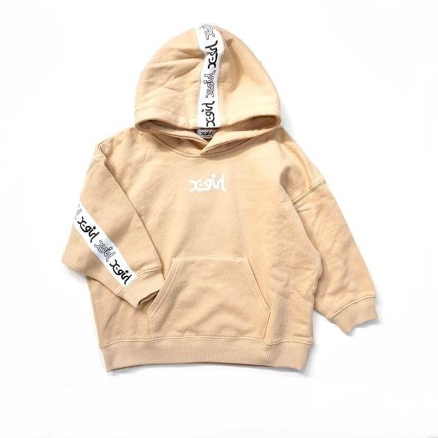 エックスガールステージス ロゴテープパーカー キッズ 子供服 長袖 X Girl Stages Tak Gakki Cheery 通販 Yahoo ショッピング