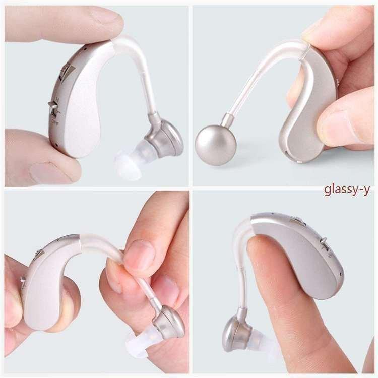 敬老の日 補聴器 集音器 充電式 耳掛け式 デジタル 軽量 左右両用耳