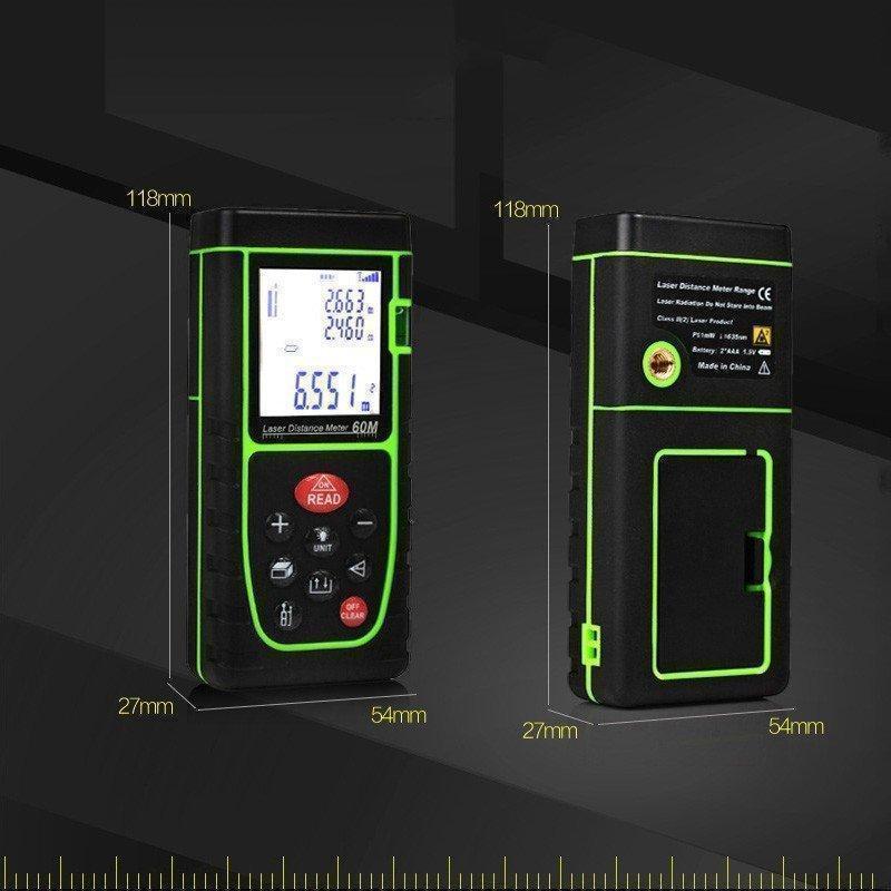 レーザー距離計 高精度 水平器 40m 小型 軽量 携帯型 コンパクト