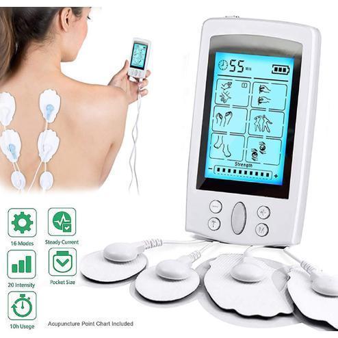 家庭用EMS機器 家庭用 EMS 低周波治療器 パルスマッサージ機 16種類モード 電気で筋肉