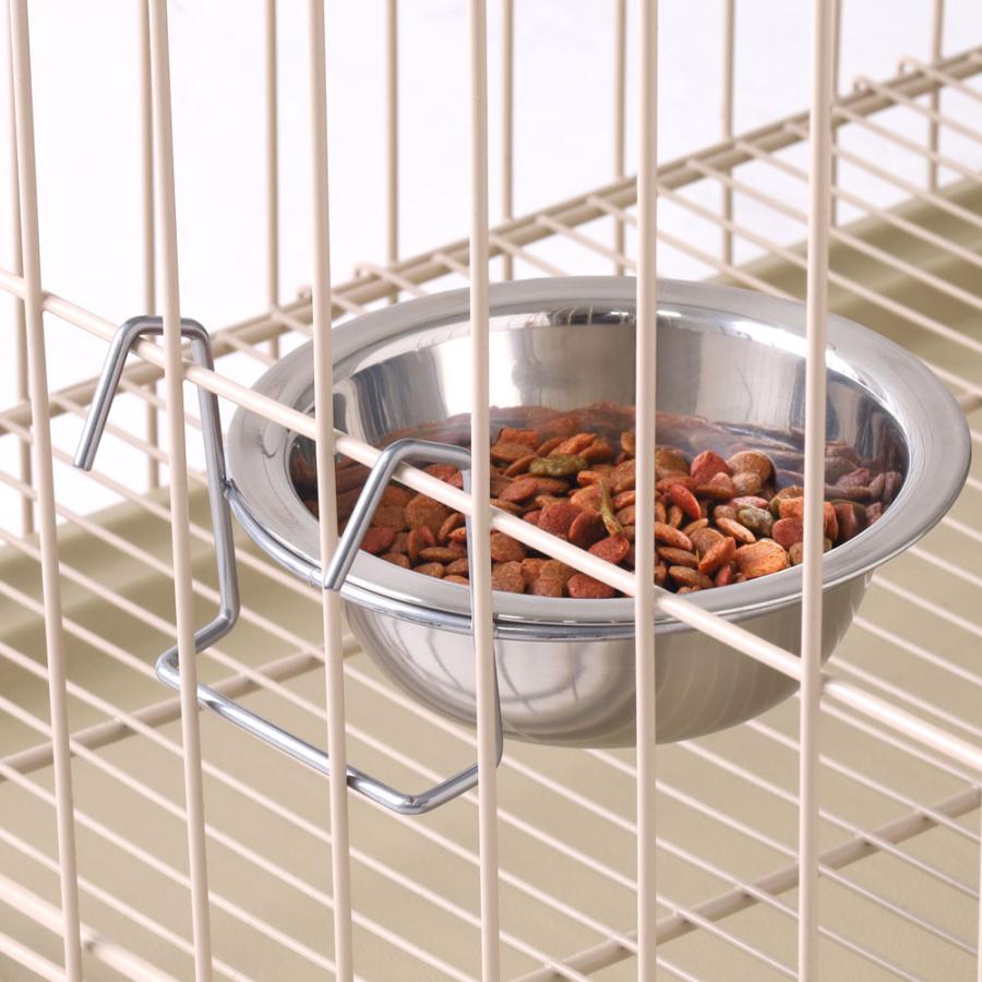 餌入れ ケージ 2個セット 犬 猫 フードボウル 水 ペット ご飯 食器 皿
