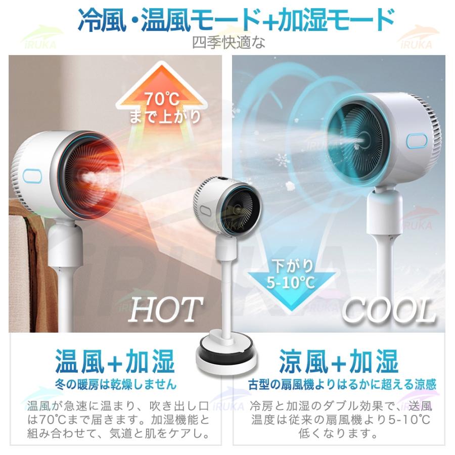 冷暖房機能付きリモコン扇風機　JR46 冷暖房機能付きリモコン扇風機 JR46 扇風機 加湿機能付き DCモーター