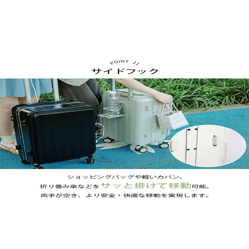 スーツケース フロントオープン片開き キャリーバッグSサイズ機内