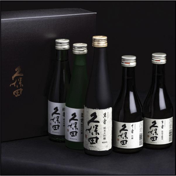 お祝い  ギフトに最適！ 久保田 300ml 5本 セット 　 百寿 / 千寿 / 紅寿 / 碧寿 / 萬寿 　 新潟 日本酒 地酒 朝日酒造 ギフト 御祝 人気 | 久保田 | 01