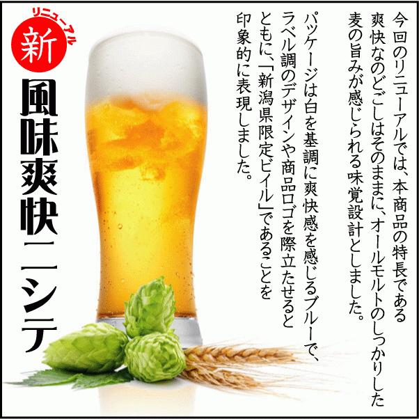 風味爽快ニシテ お祝い ギフト 送料無料 サッポロビール 新潟限定