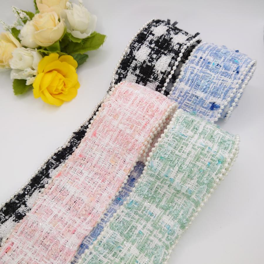 ツイードリボン❁確認用です 楽天市場】ツイードリボン 25mm幅 ワインレッド 【ファブリック