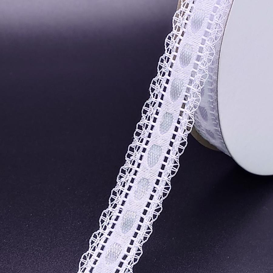 1.5cm幅 15mm幅 サテンリボンレースブレード はしごレース 細幅
