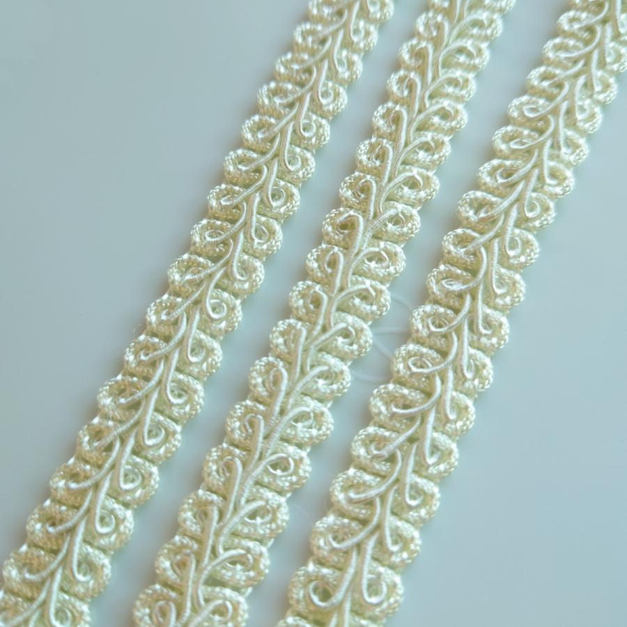 ブレード　オフホワイト×ゴールド　18mm 3m ブレードオフホワイト×ゴールド18mm 3m