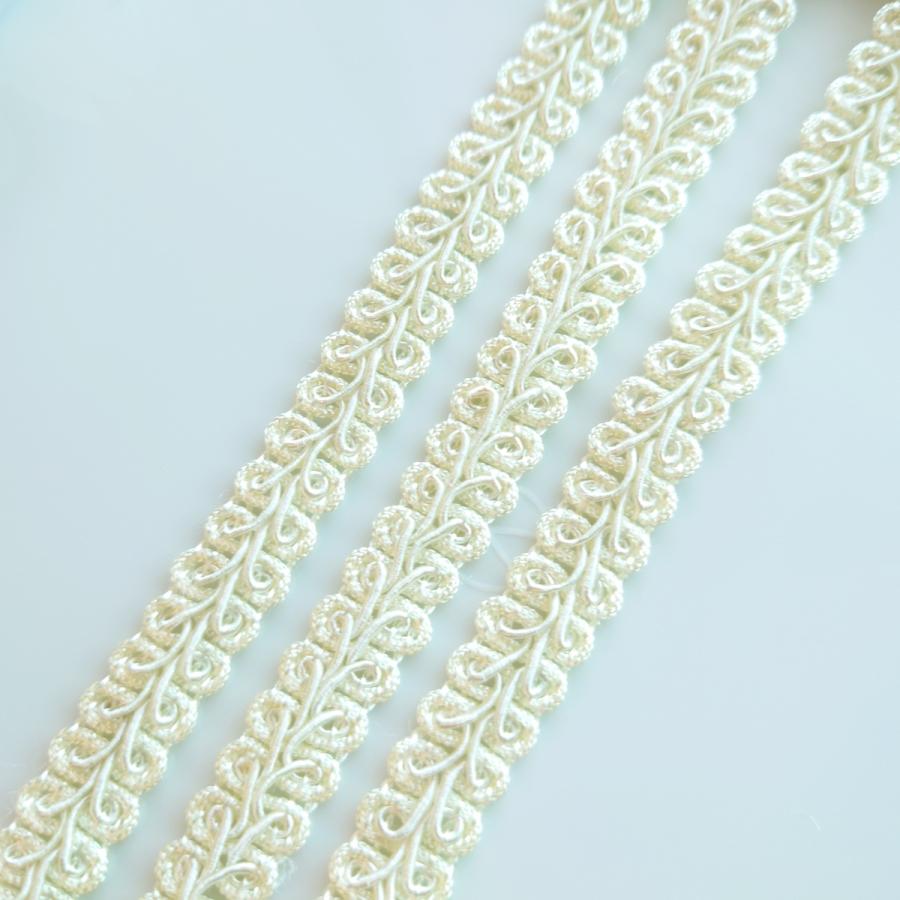 リーフブレード 1.1cm幅 白、アイボリー、クリーム、ベージュ系 手芸用