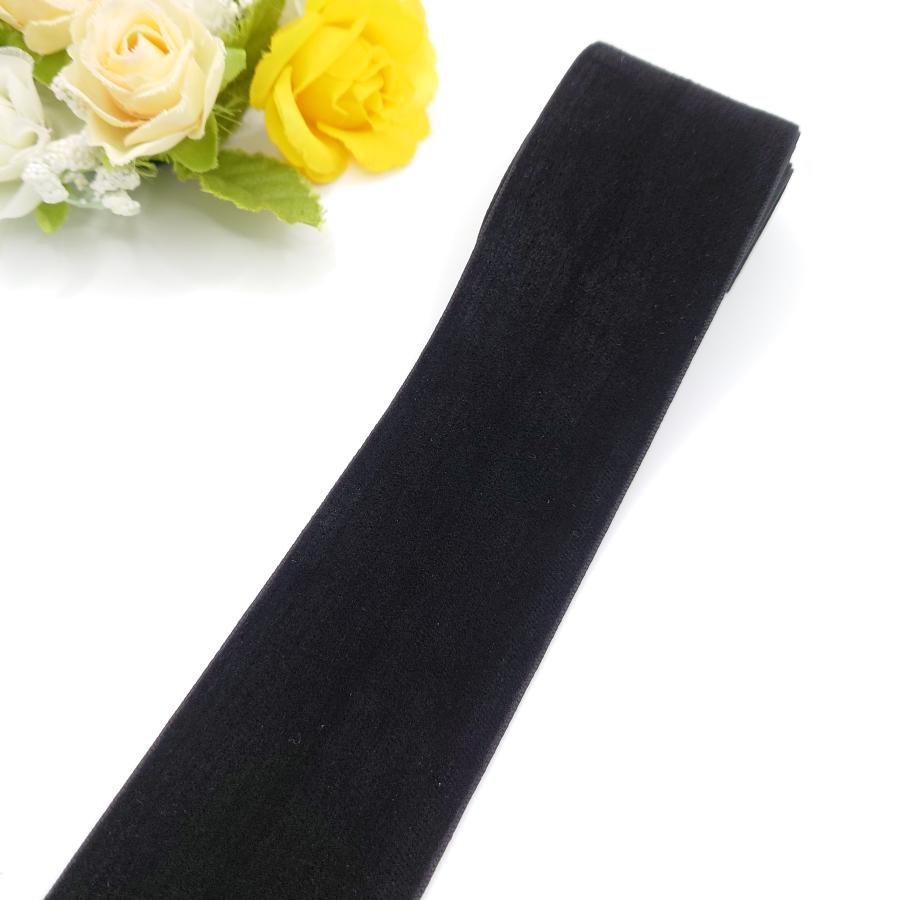 50mm幅 両面ベルベットリボン ベロアリボン べっちん 幅広