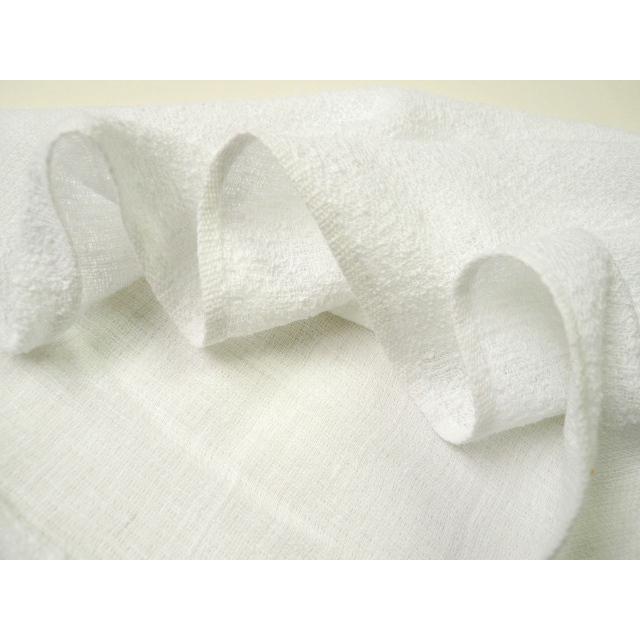 タオル 薄手平地付白フェイスタオル(375g[100匁])約30×73cm 訳あり