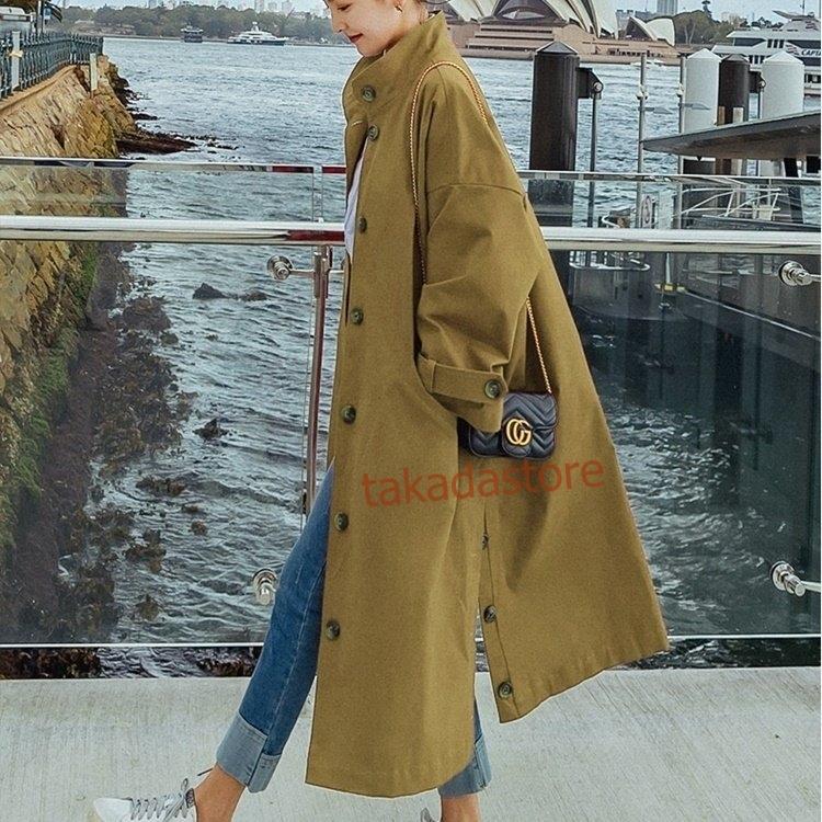 最も信頼できる チェスターコート 可愛い きれいめ スリット シンプル ロング チェスターコート レディース Clothes Good フェミニン ライト 羽織 ルーズ きれいめ グリーン レッド スリット ロング コート アウター Dagl Tg