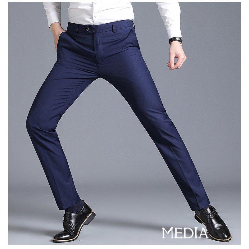 スラックス パンツ 期間限定 メンズ ビジネスパンツ ロングパンツ ス ズボン 無地 チノパン イージーパンツ