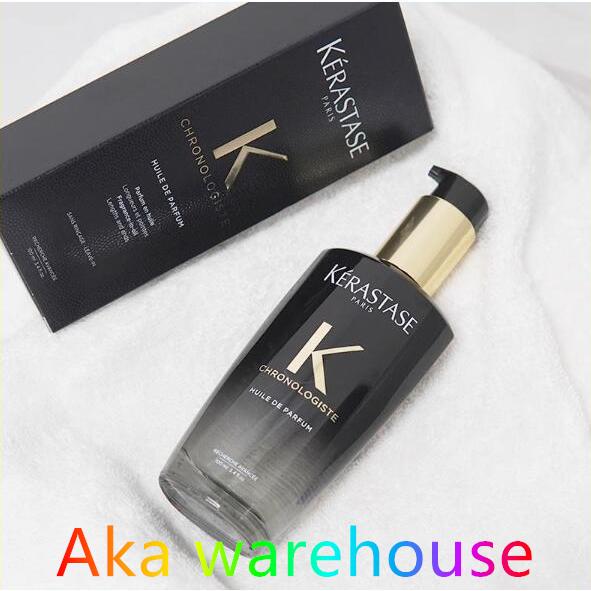 ケラスターゼ ユイル クロノロジスト ヘアオイル R 100ml 洗い流さないトリートメント CH 黒 ブラック KERASTASE  正規品｜takaenvatoryt｜02