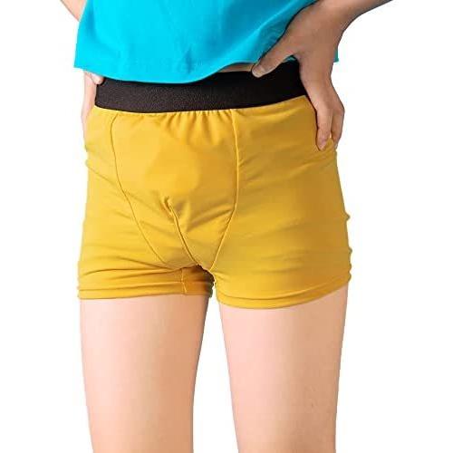 おねしょパンツ おねしょ対策 ボクサーパンツ おもらしパンツ 染み出し 防止 日本製 はれパン 8cc イエロー 150 Takae Vsp22s3cj Takae Shop 通販 Yahoo ショッピング