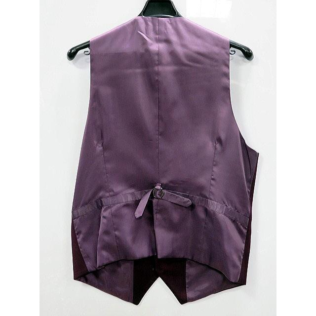 Drop Head ベスト付3点セット ジャガードシングルスーツ 2釦