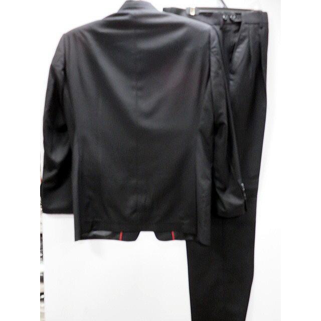 【美品✨】マオカラー スーツ セットアップ 比翼 sausaito 黒 A6 美品✨】マオカラー スーツ セットアップ 比翼 sausaito 黒 A6