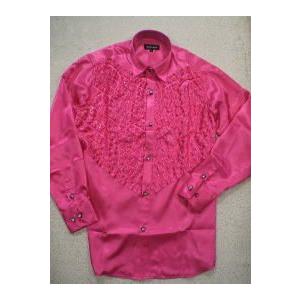 DropHead サテン ラメフリル付き ドレスシャツ : takafuku1915 - 通販