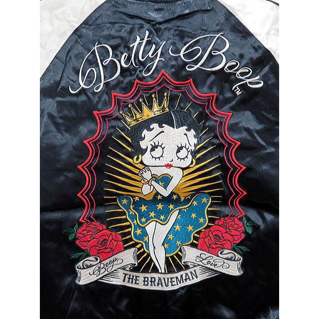 Betty Boop X THE BRAVE MAN サテン×ナイロンツイル