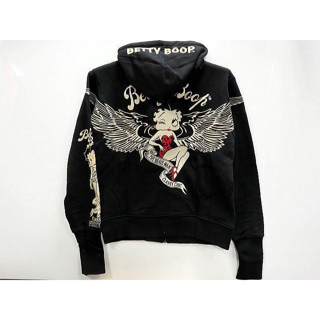 Betty Boop X THE BRAVE MAN 裏毛ZIPパーカー ベティ