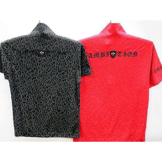 【大きいサイズ】ビーアンビション　半袖ZIPポロシャツ　百合ワッペン＆ロゴ刺繍　 Be Ambition ビーアンビション 半袖ZIPポロシャツ 百合ワッペン＆ロゴ刺繍 Be