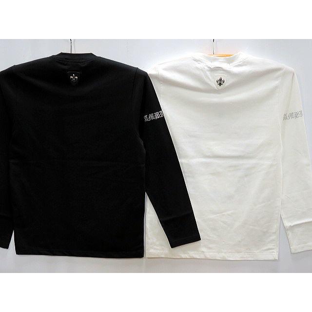 BE AMBITION   百合＆ロゴ ストーン 長袖Tシャツ 　ビーアンビション BE AMBITION 百合＆ロゴ ストーン 長袖Tシャツ ビーアンビション