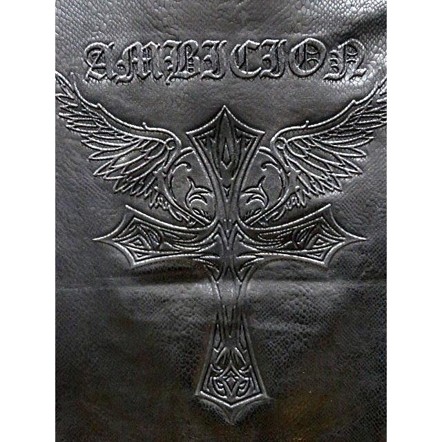 BE AMBITION   クロス＆ロゴ  Vネック　長袖Tシャツ 　ビーアンビション BE AMBITION クロス＆ロゴ Vネック 長袖Tシャツ ビーアンビション