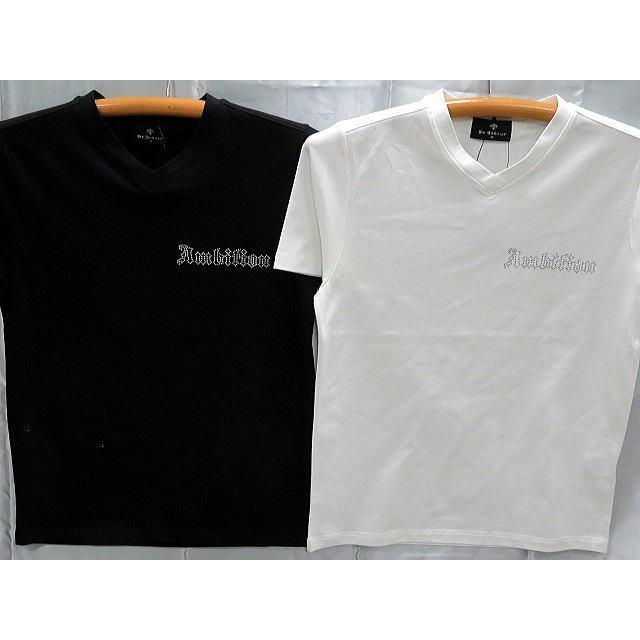 Be Ambition  半袖Tシャツ 百合＆ロゴラインストーン　ビーアンビション Be Ambition 半袖Tシャツ 百合＆ロゴラインストーン ビーアンビション
