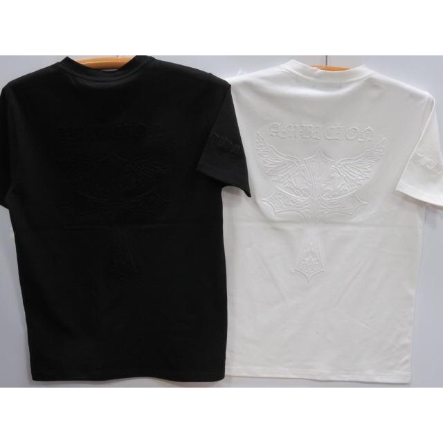 Be Ambition  半袖Tシャツ  クロス＆ロゴ　エンボス　ビーアンビシ Be Ambition 半袖Tシャツ クロス＆ロゴ エンボス ビーアンビション