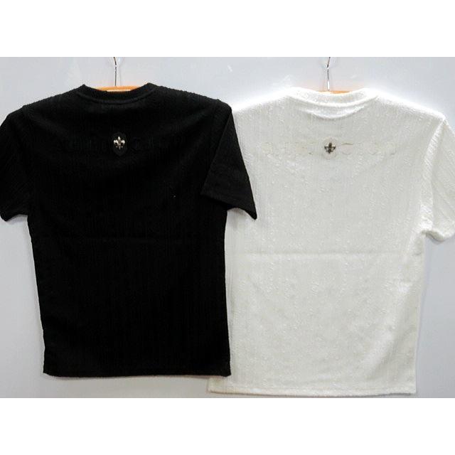 Be Ambition 半袖Tシャツ 百合ワッペン ロゴ刺繍 ビーアンビシ