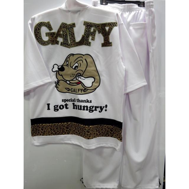 Galfy ガルフィー 半袖ジャージ上下セット アングリーガルフィ ヒョウ柄切替 C Wht Takafuku1915 通販 Yahoo ショッピング