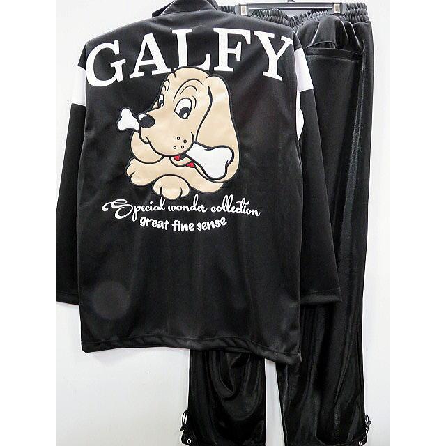 Galfy ガルフィー ヒョウ柄切替ジャージ上下セット C Blk Takafuku1915 通販 Yahoo ショッピング